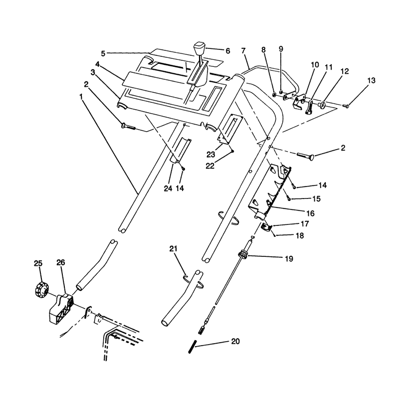 Sp Handle Assembly Model No 20916b