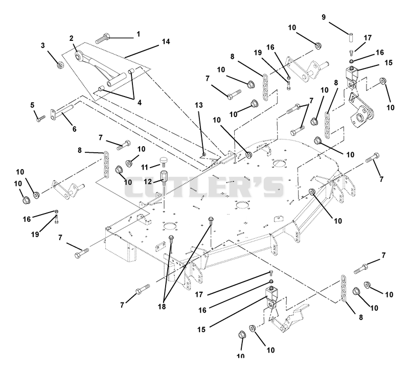 Mounting Arms, Link Chains, & Deck Bumpers