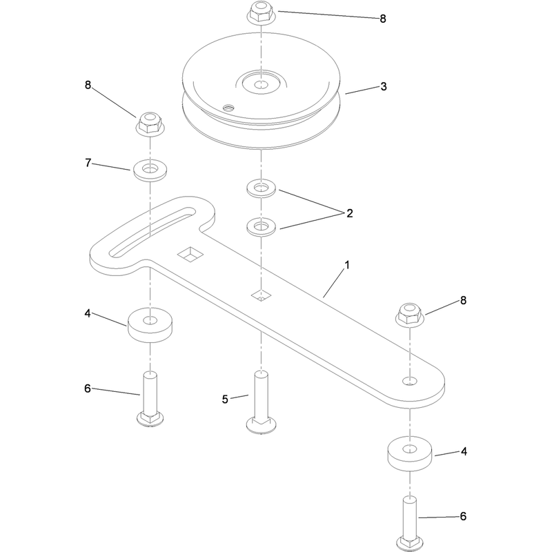 Idler Adjust Assembly No 117-0446
