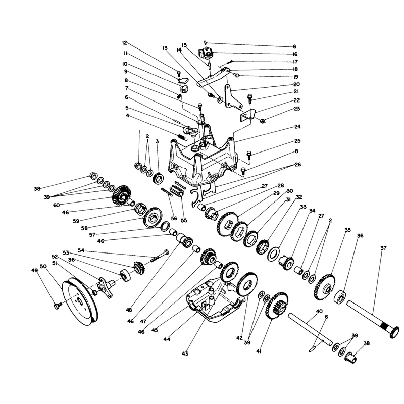Transmission Assembly No. 62-0190