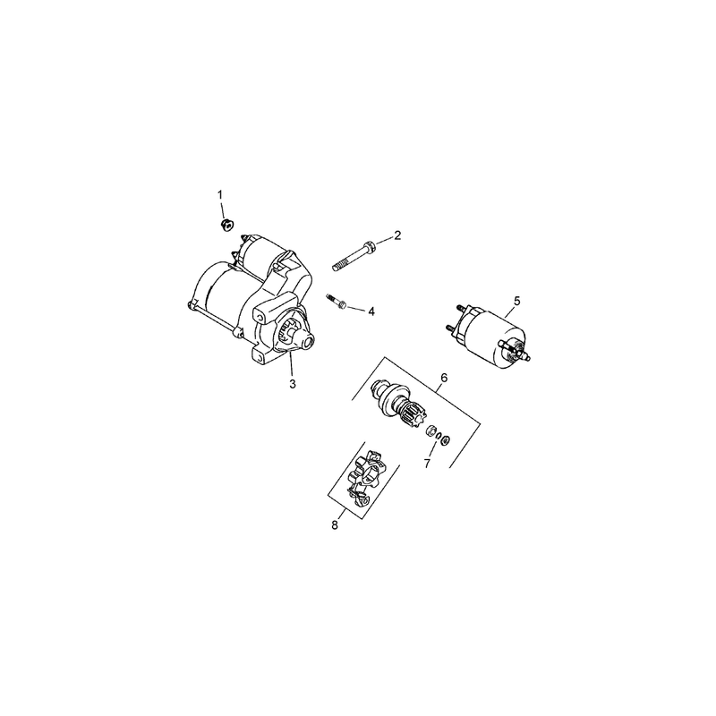 Starting System Assembly Kohler CH20S-64725