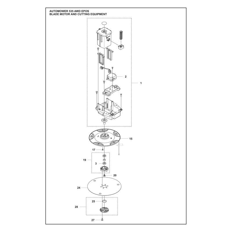 BLADE MOTOR AND CUTTING EQUIPMENT