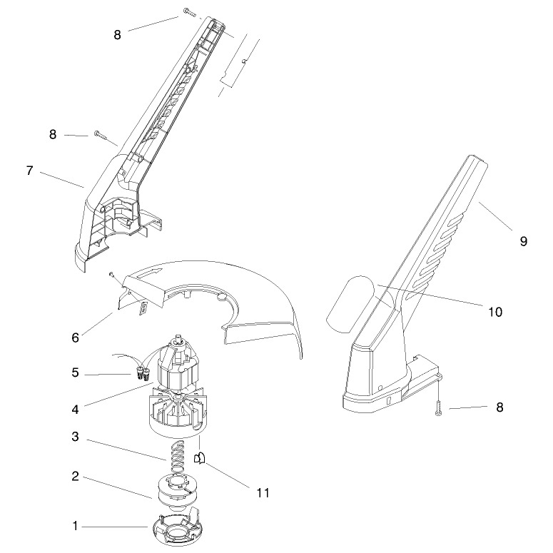Motor and Housing Assembly
