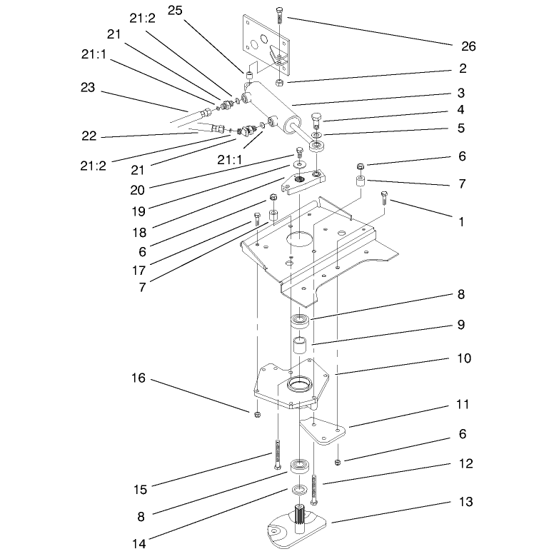 Lower Power Steering Assembly
