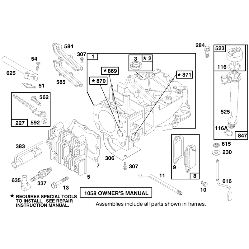 Engine Briggs and Stratton Model 127802-1761-E1