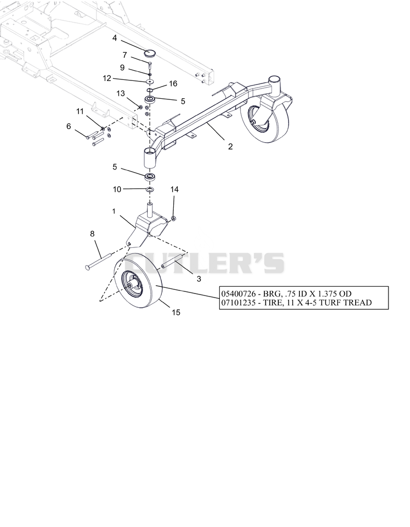 Front Caster Wheels