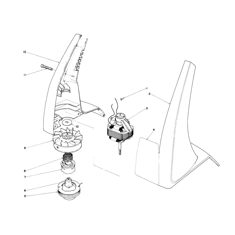 Motor and Housing Assembly