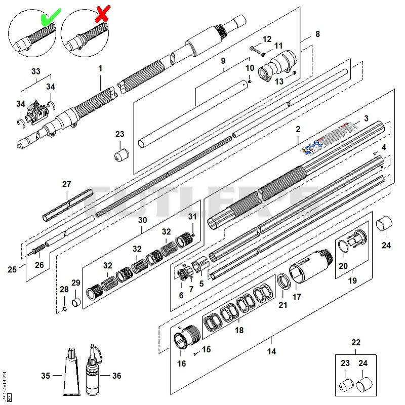 Drive tube assembly