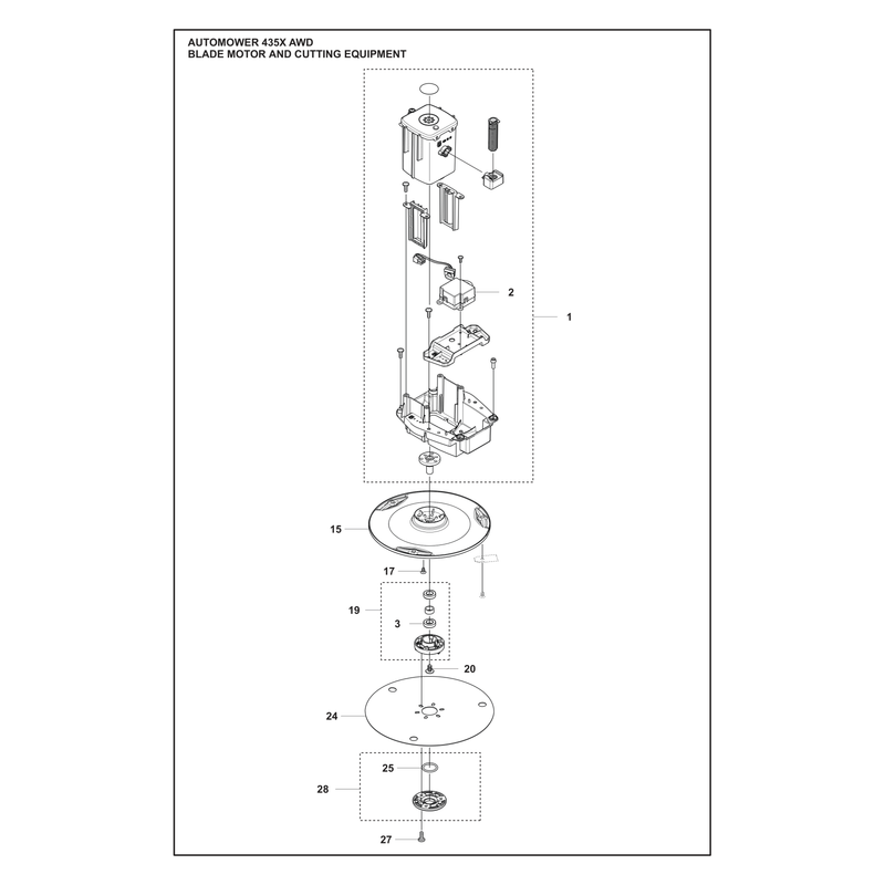 BLADE MOTOR AND CUTTING EQUIPMENT