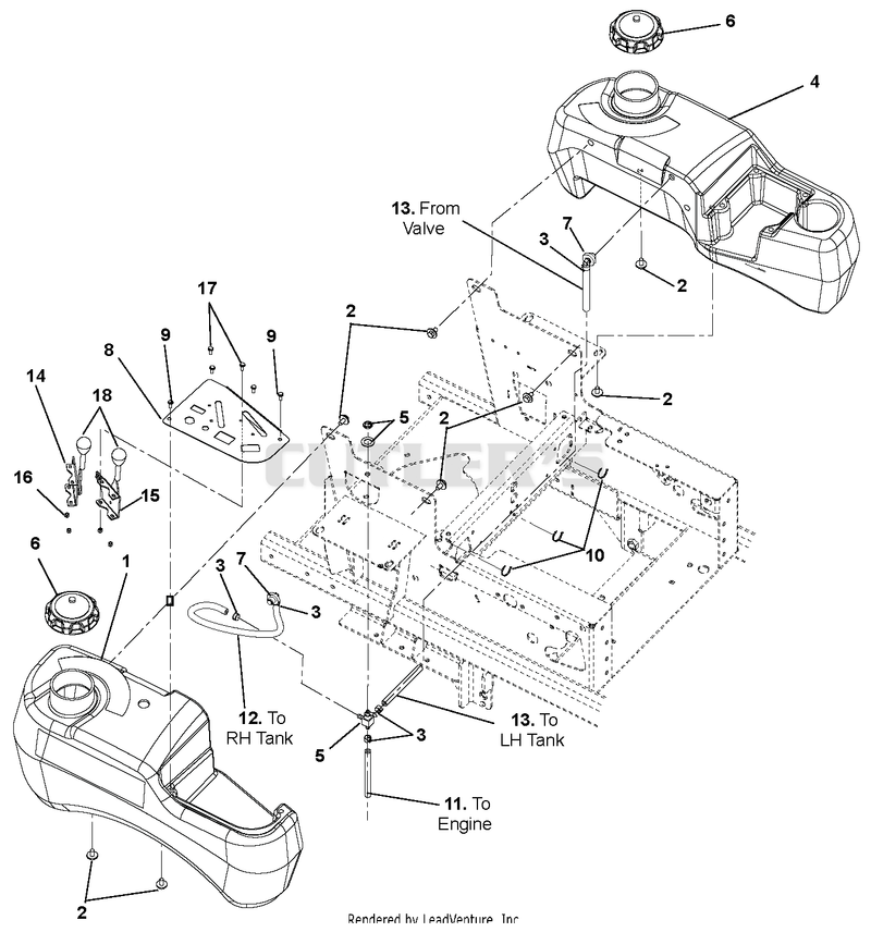 Fuel Tanks and Control Panel - SN000101 - 002499