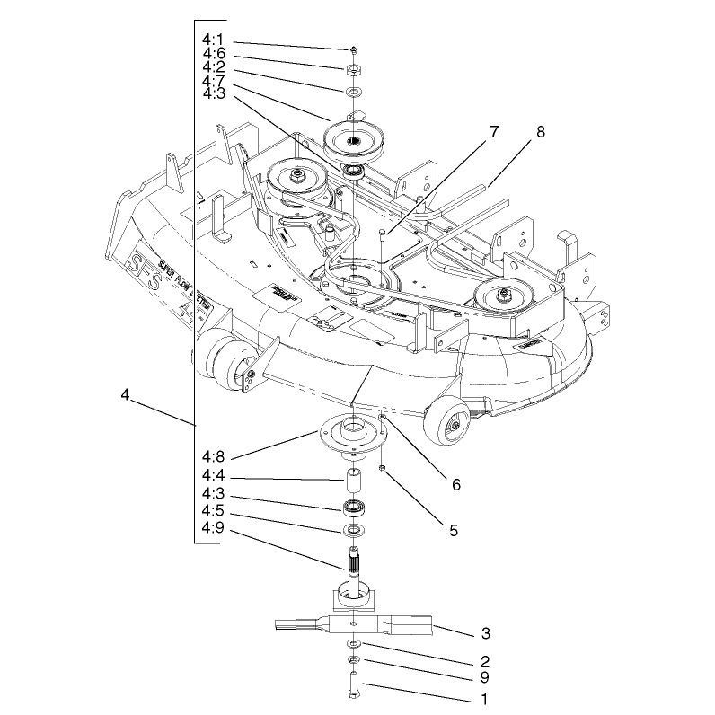 Deck Spindle Assembly