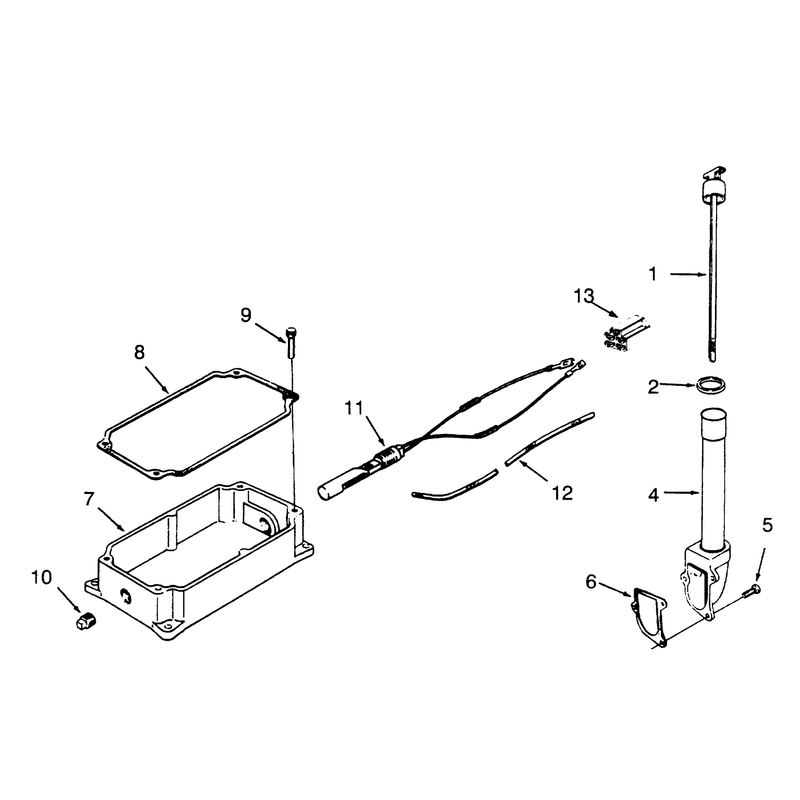 Oil Pan and Dipstick