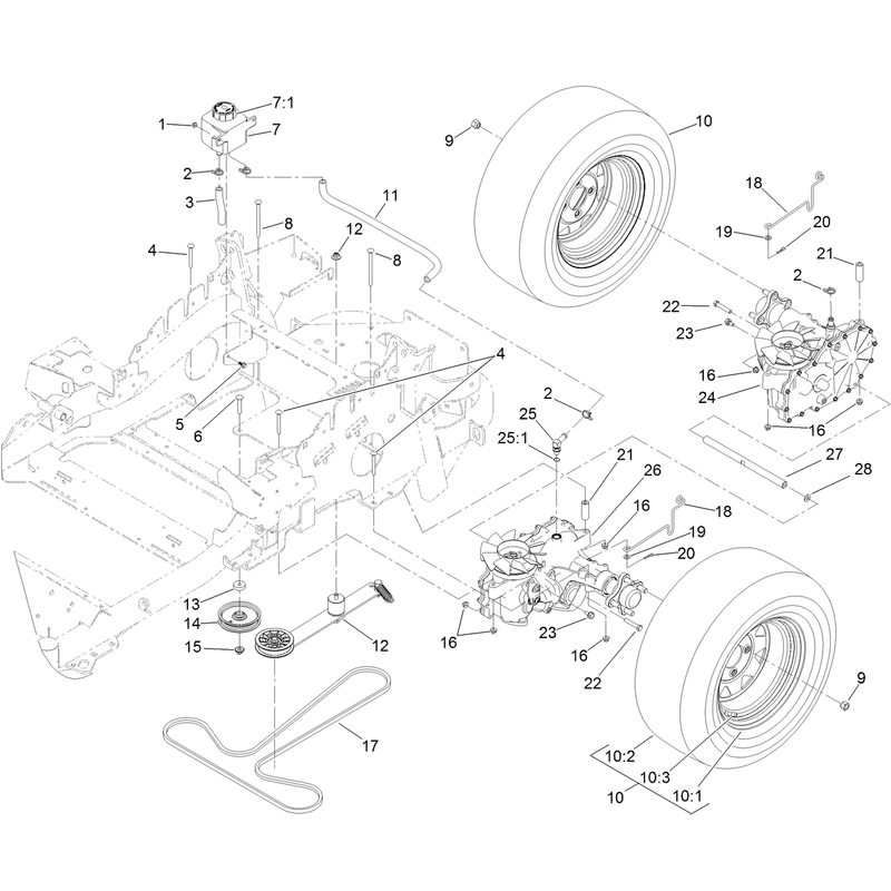 Hydro Drive System Assembly