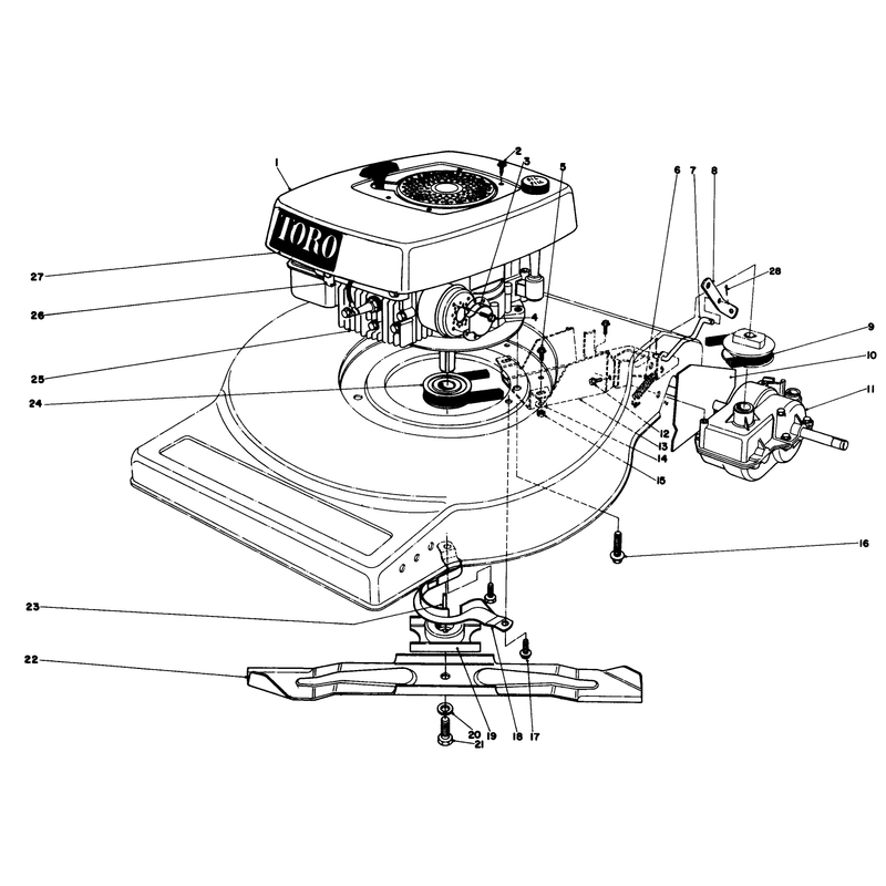 Engine Assembly Model No 16890