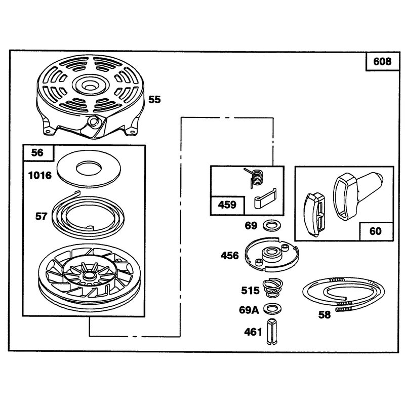 Engine Briggs and Stratton Model 122702-3171-01