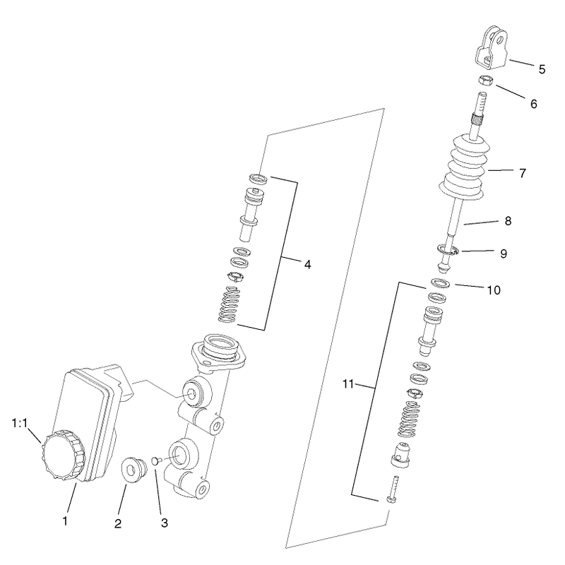 Master Cylinder Assembly No 104-6782
