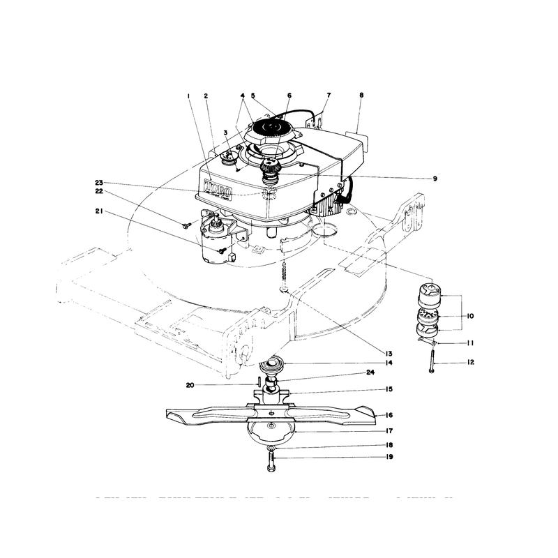 Engine Assembly Model No 20644 and 20657
