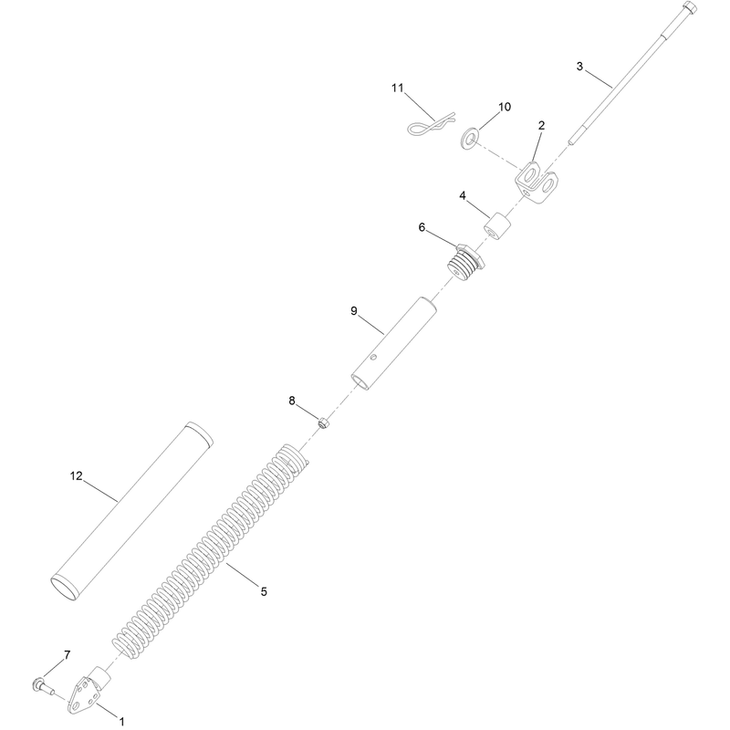 Spring Lift Assist Assembly No 116-7850