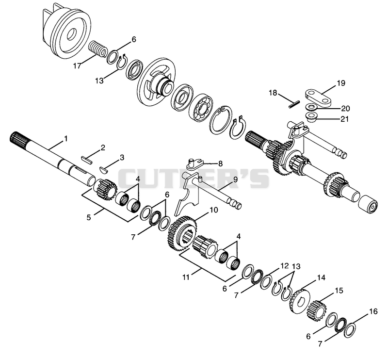 NUMBER ONE SHAFT - FORWARD CLUTCH - 066, 067, 068, 069 - G SERIES