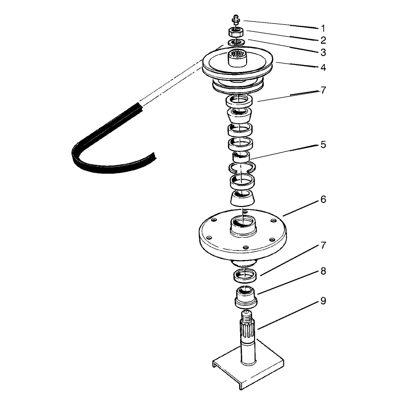 Drive Spindle No 54-7781