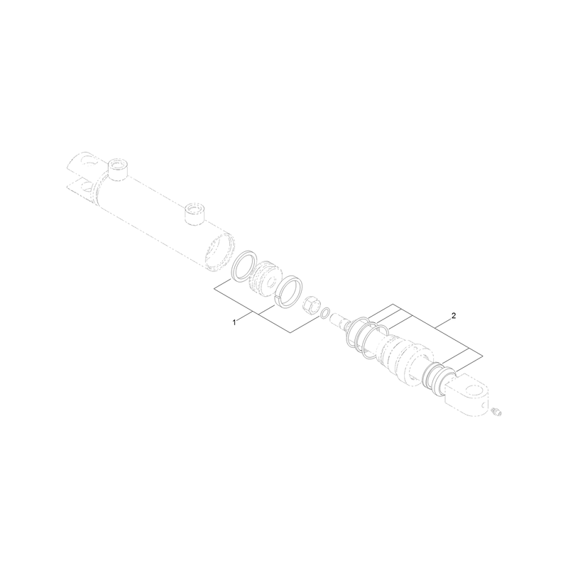 Hydraulic Cylinder Assembly No. AU117809