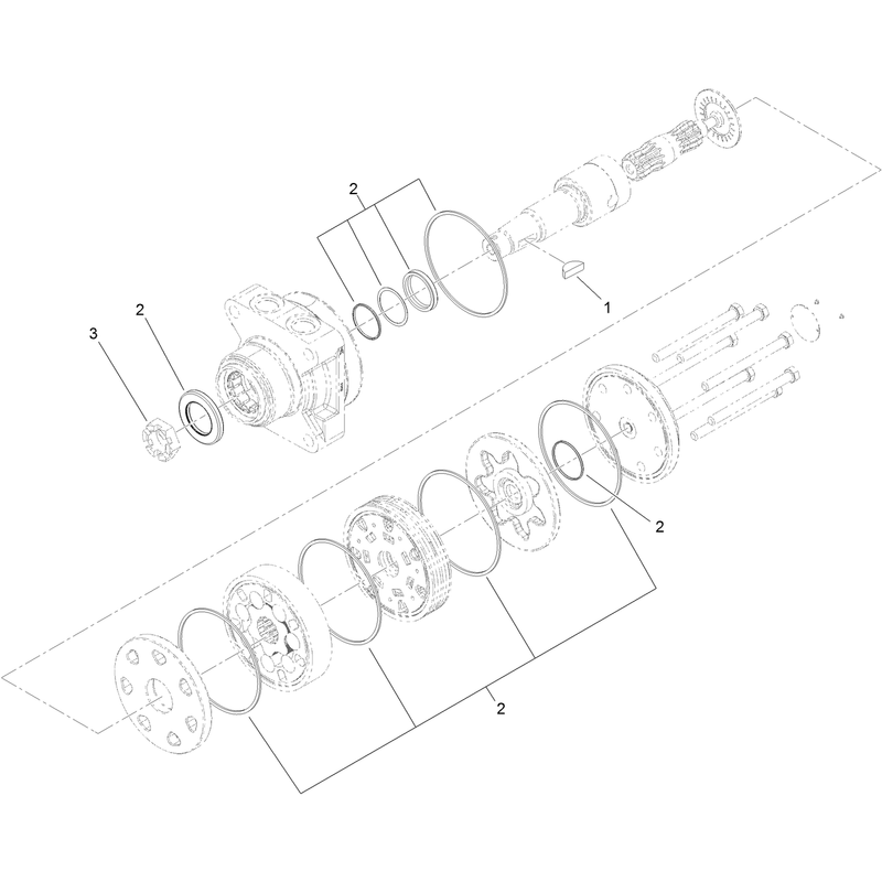 Hydraulic Motor Assembly No. 119-4551