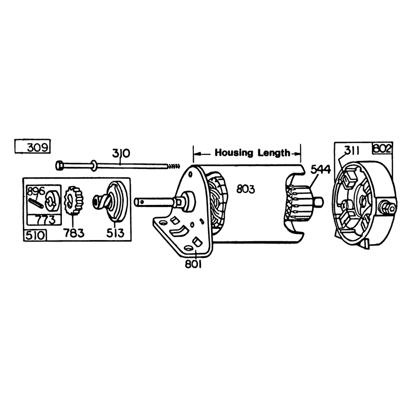 Briggs & Stratton Model 252707-0230-01