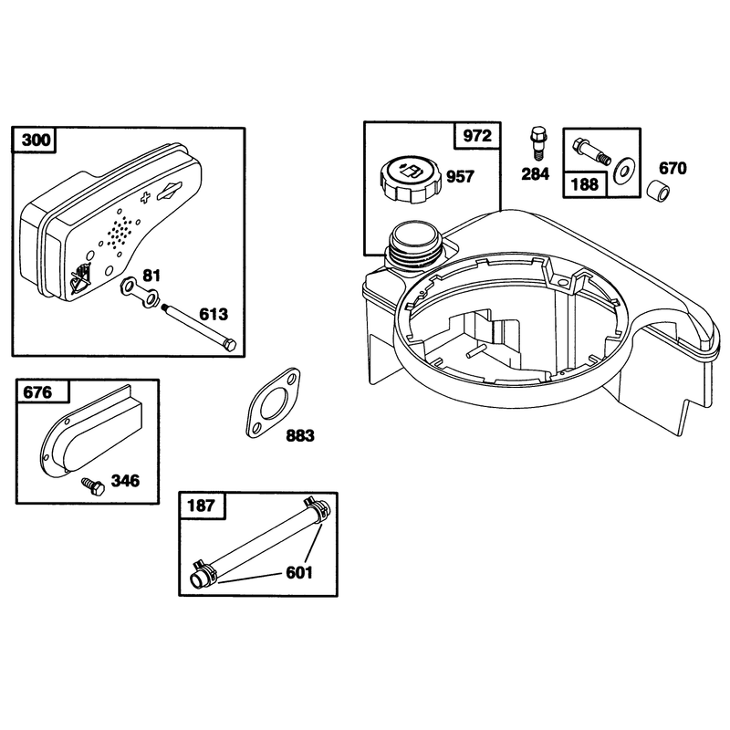 Engine Briggs and Stratton Model 12a802-0611-01