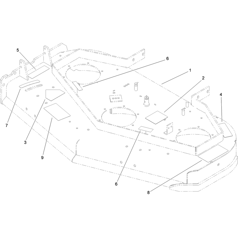 Deck Decal Assembly No. 110-4909