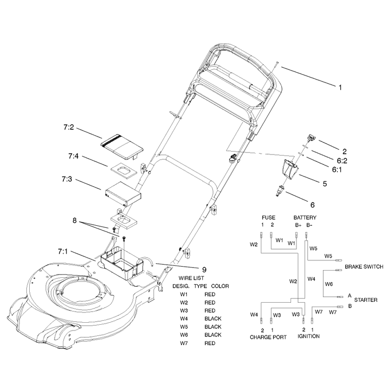 Battery and Harness Assembly