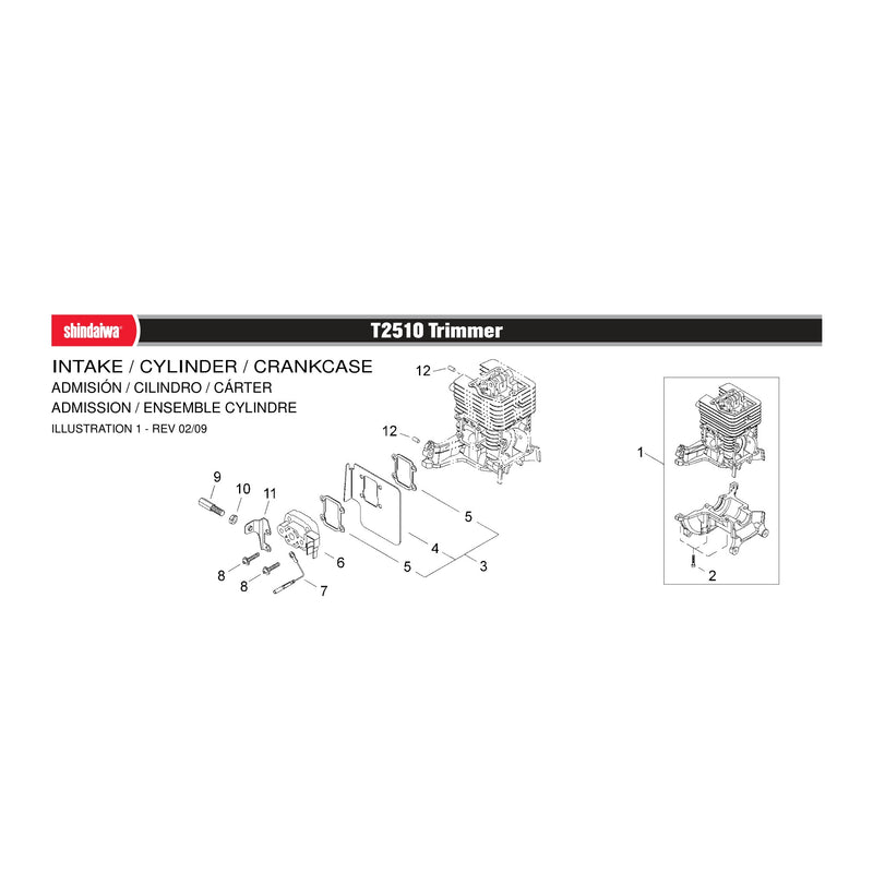 INTAKE / CYLINDER / CRANKCASE