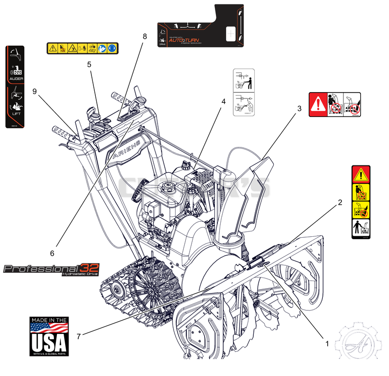 Decals - 32" Track