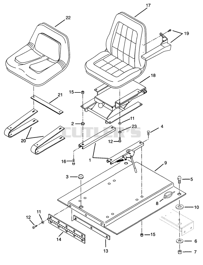 SEAT & DECK ASSEMBLY