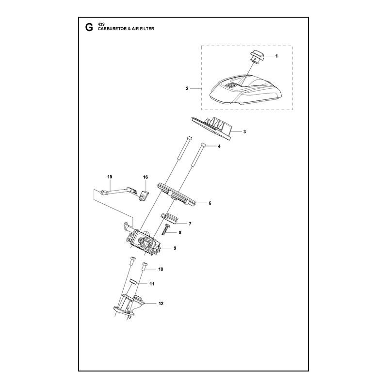 CARBURETOR AND AIR FILTER