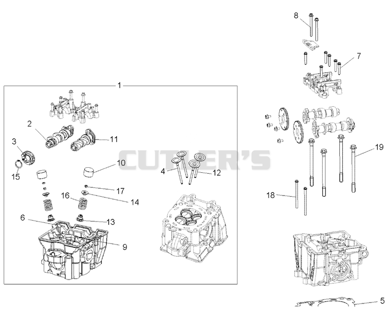 Cylinder Head, Cams And Valves
