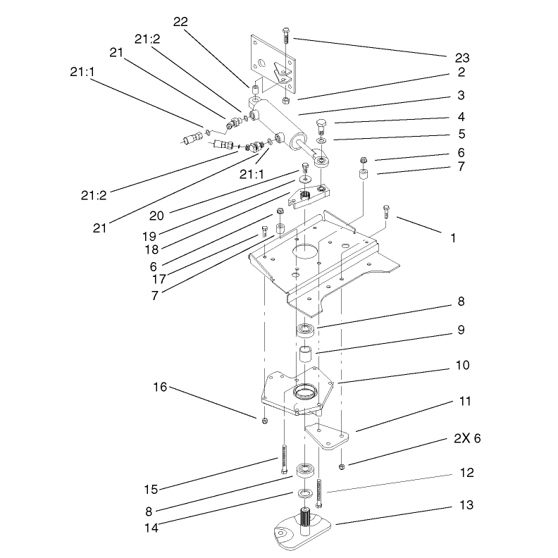 Power Steering Lower Assembly