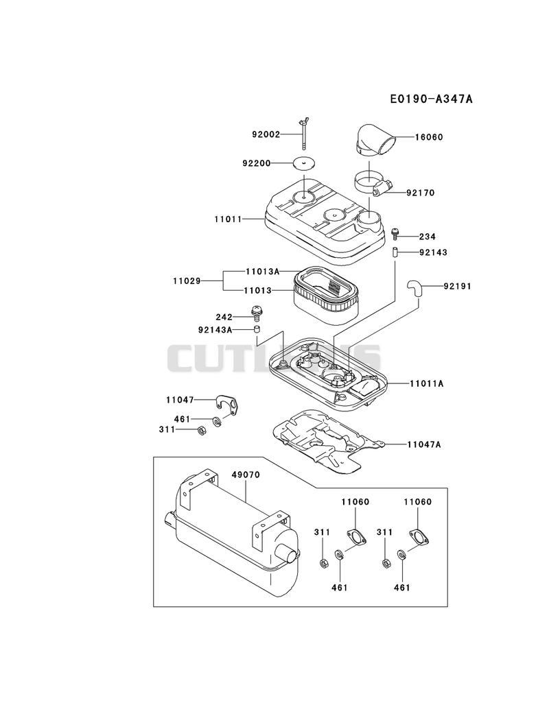 AIR-FILTER/MUFFLER