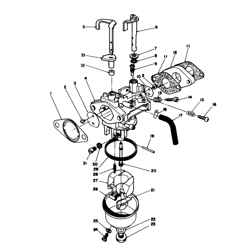 Carburetor Assembly Model No Vmh7