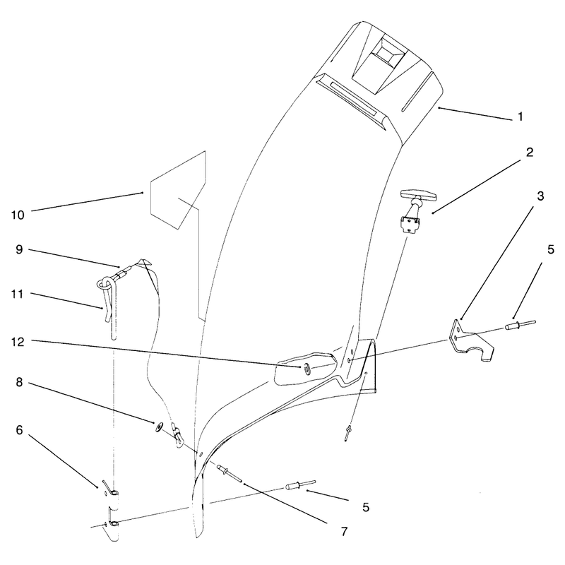 Chute Assembly #94-6036