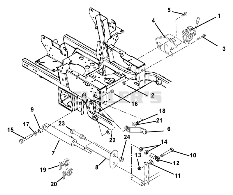 Lift Valve And Cylinder