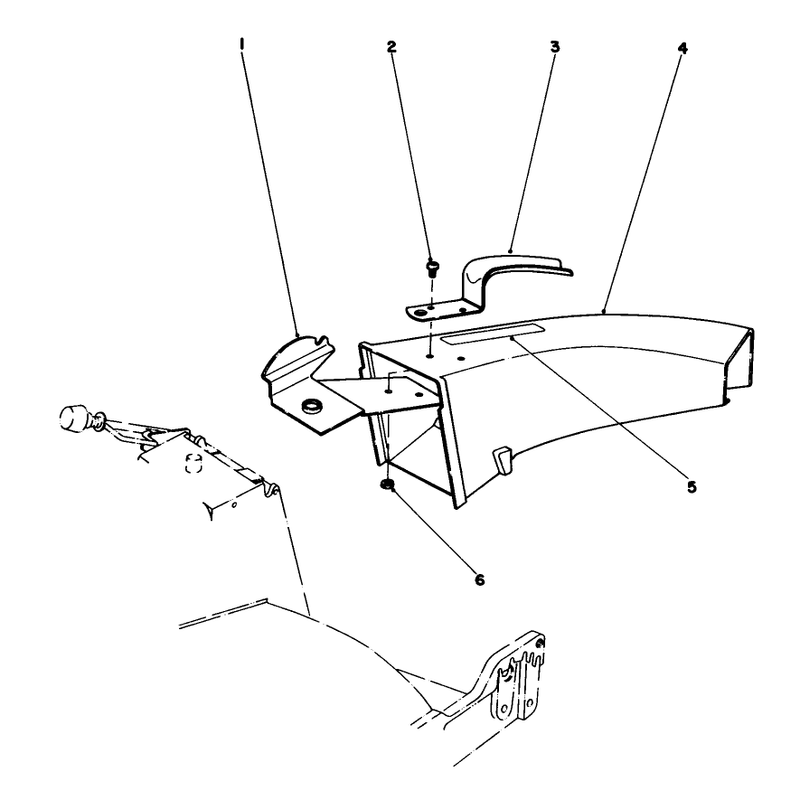 Side Discharge Chute Kit No 59109 Optional