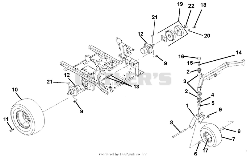 Wheel Motors, Tires, Brakes & Front Forks
