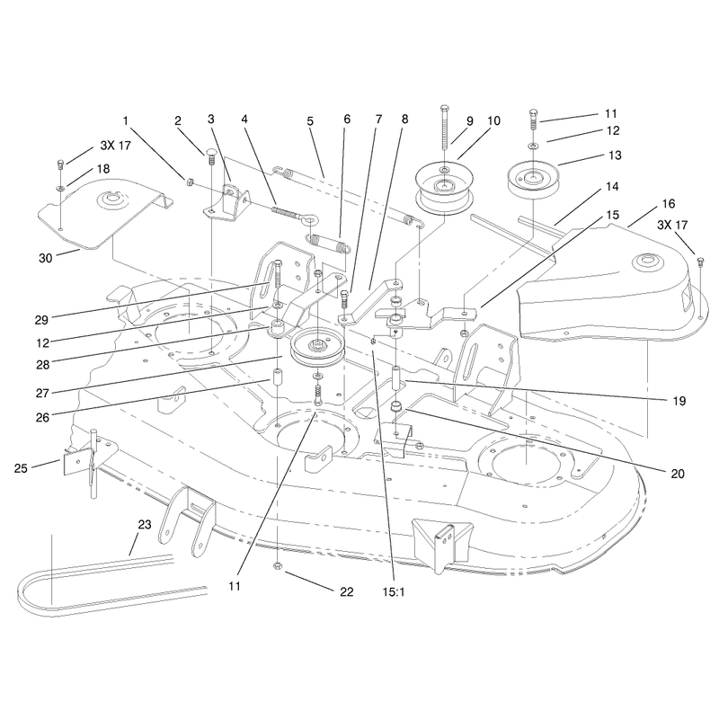 Drive Pulley And Belt Cover Assembly