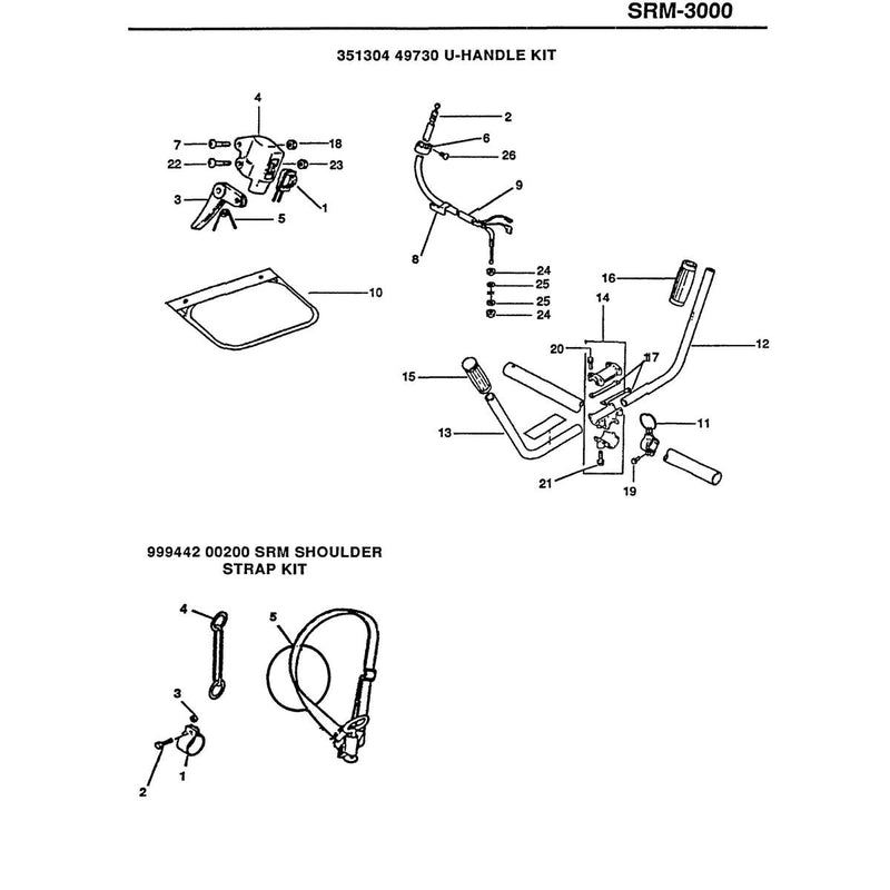 U-Handle Kit Includes The Following Items
