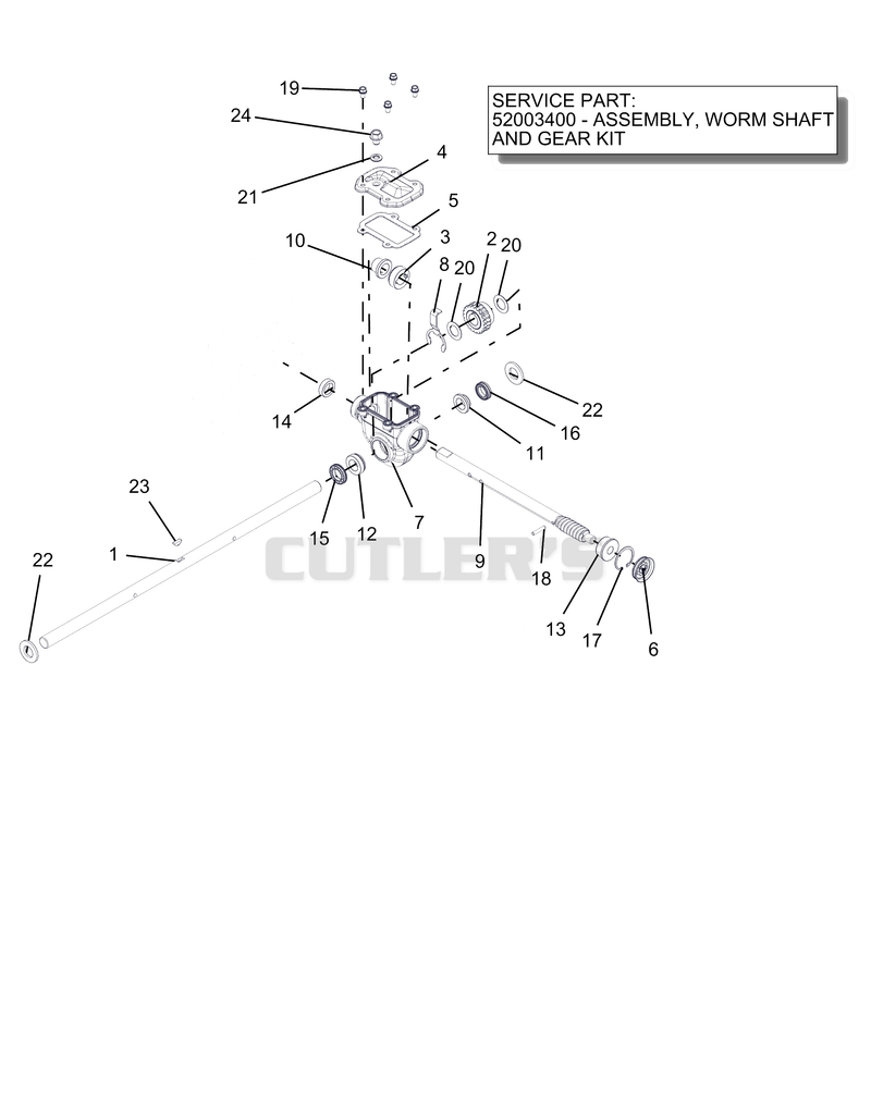 Gear Case - 24 Inch