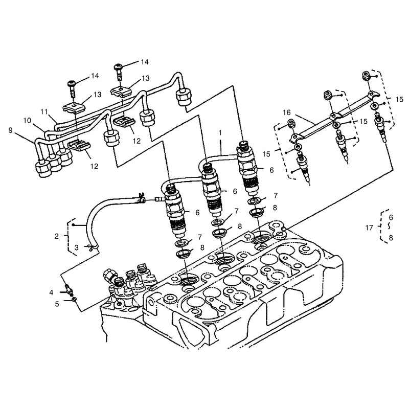 Nozzle Holder and Glow Plug Assembly