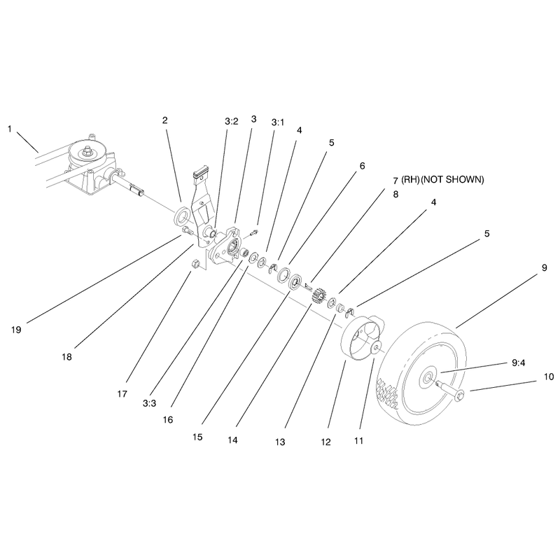 Gear Case and Wheel Assembly