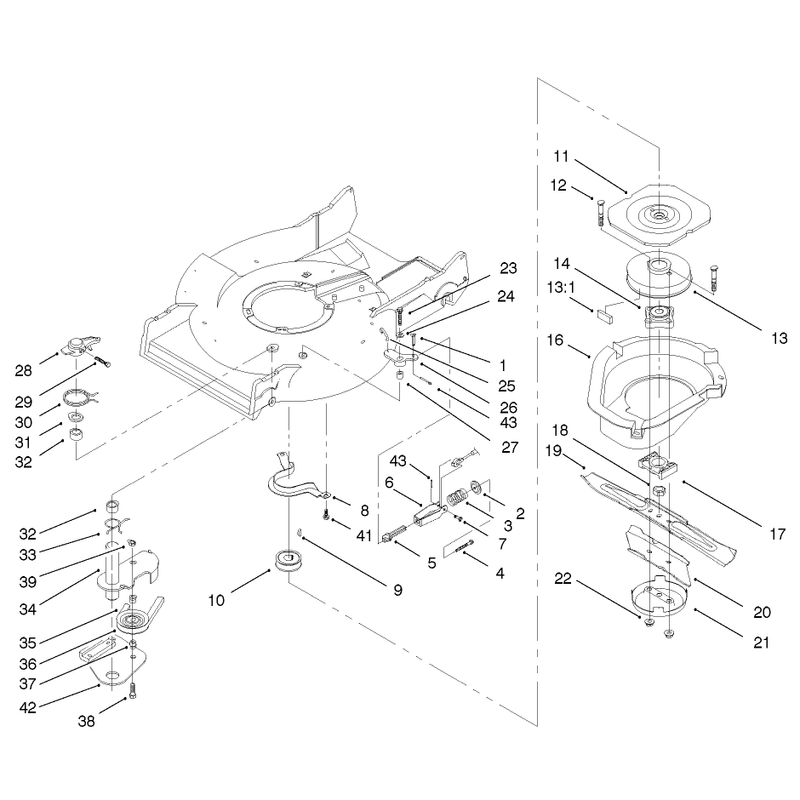 Blade Brake Clutch Assembly
