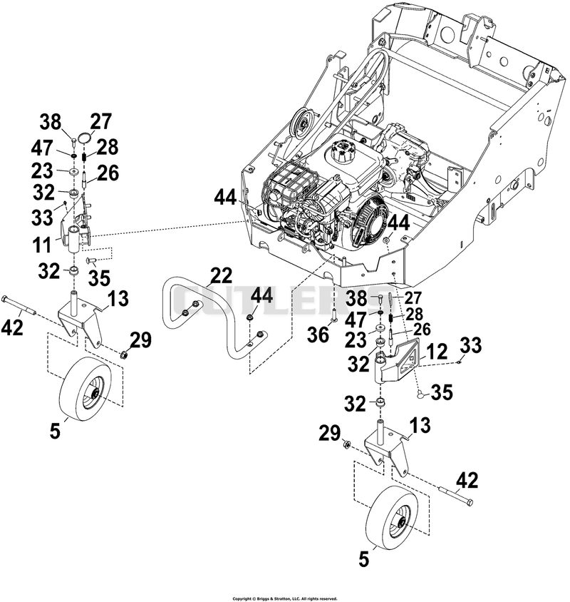 Main Body & Engine Assembly - 1