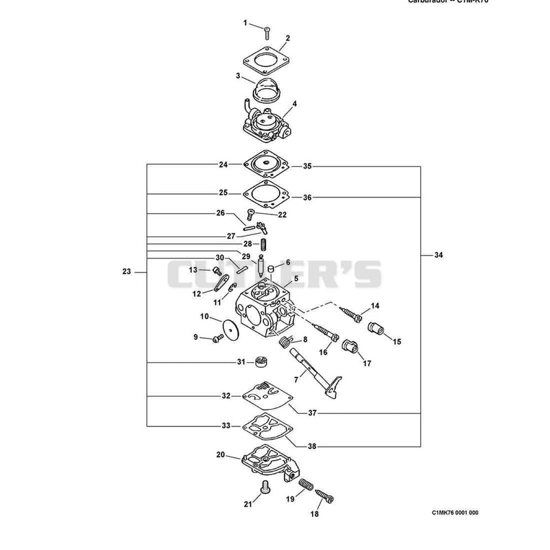 Carburetor -- C1M-K76